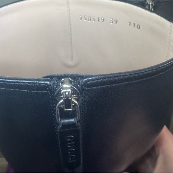 GUCCI ⭐️BNWT⭐️ “Charlotte" Studded Knee-High Platform Boots - Picture 14 of 15